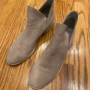 Eileen Fisher Perforated Nubuck Bootie
